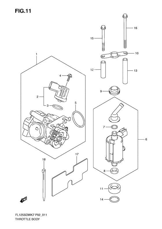 Throttle body