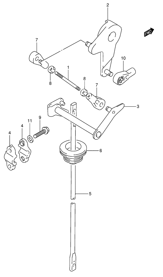 Clutch shaft