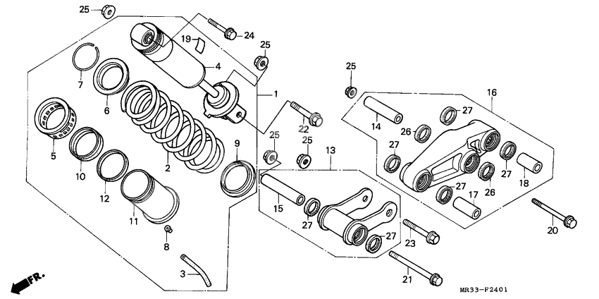 Rear cushion              

                  CBR500FK/FL/FM