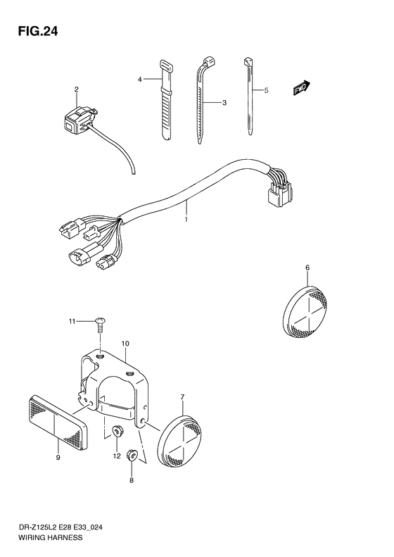 Wiring harness              

                  Dr-z125ll2 e28