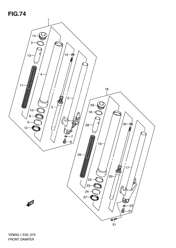 Front damper