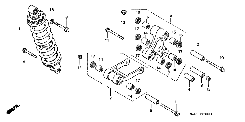 Rear cushion