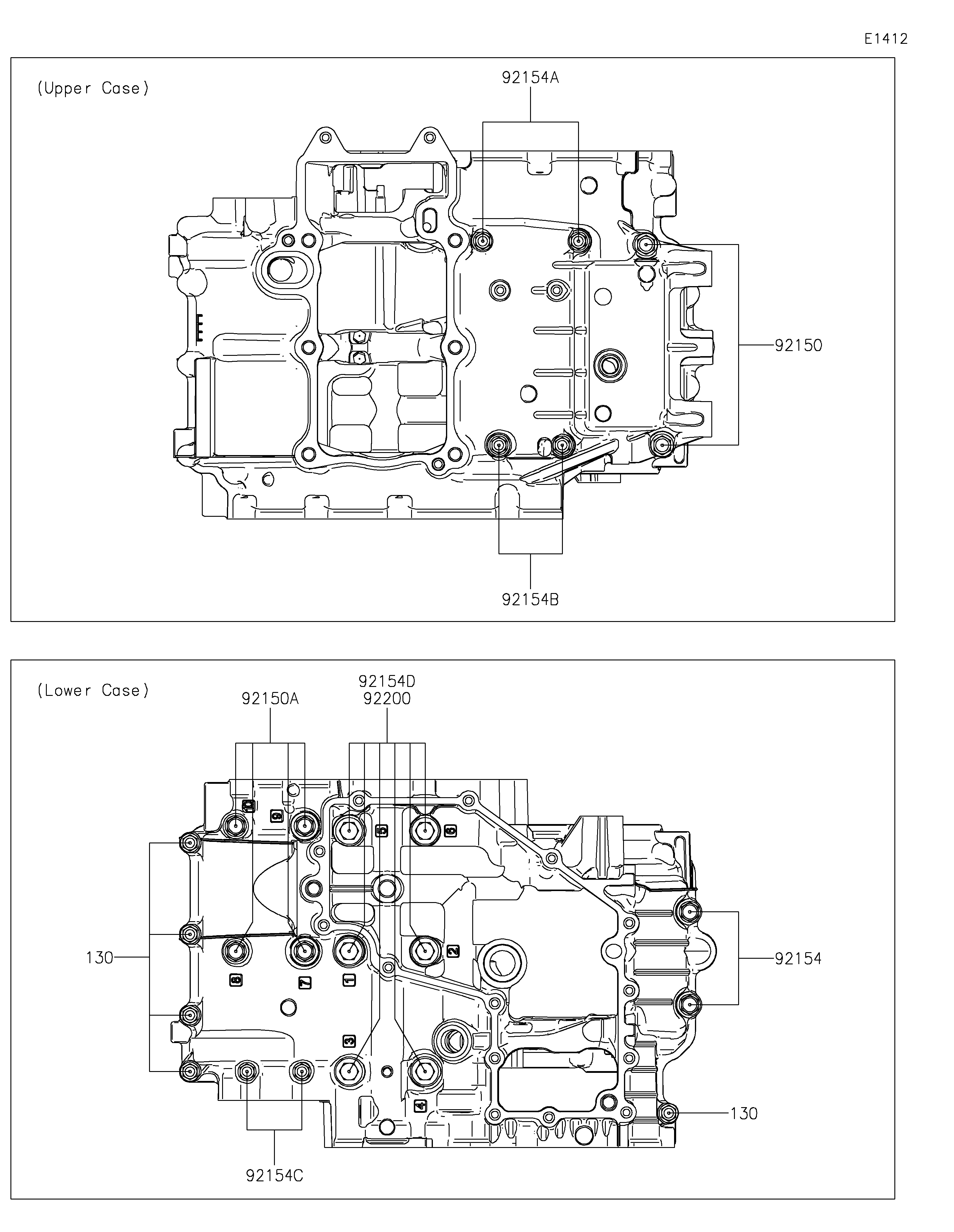 Crankcase Bolt Pattern