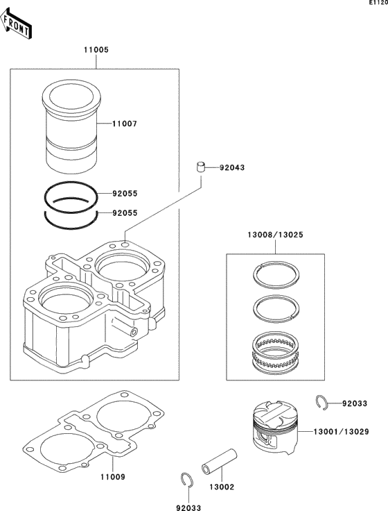 Cylinder/piston(s)