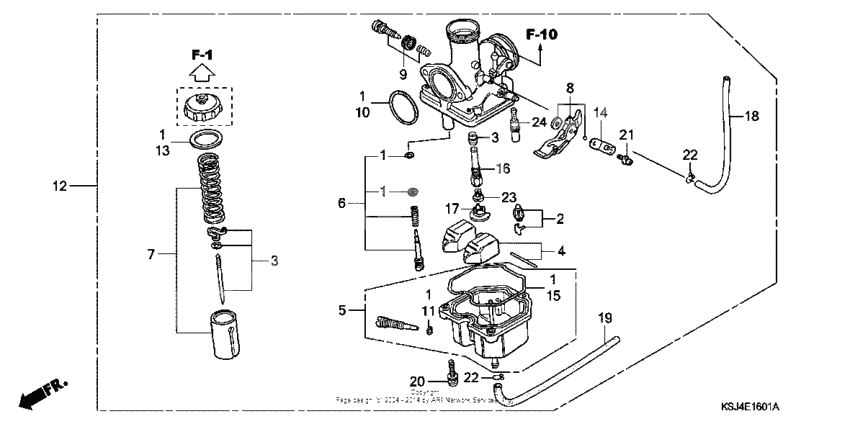 Carburetor (crf100f)