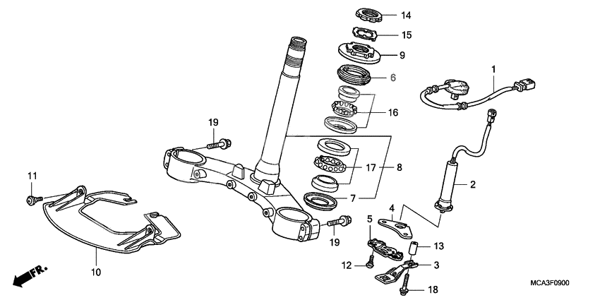 Steering stem