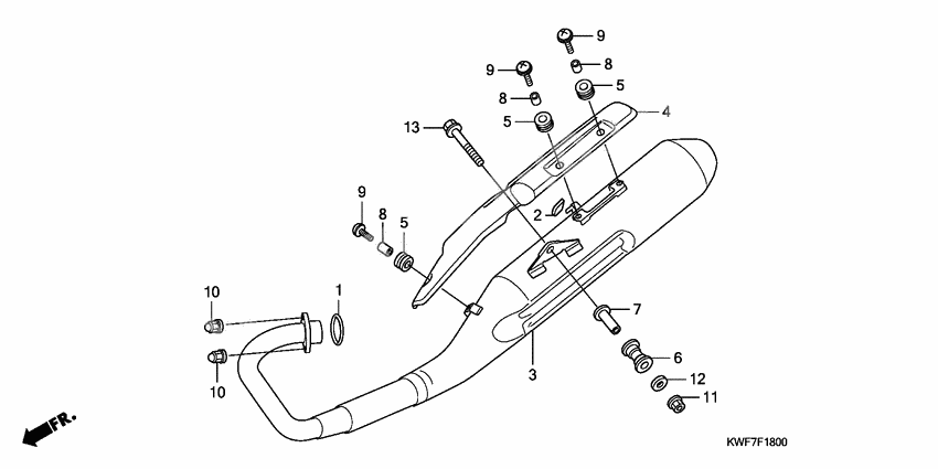 Exhaust muffler