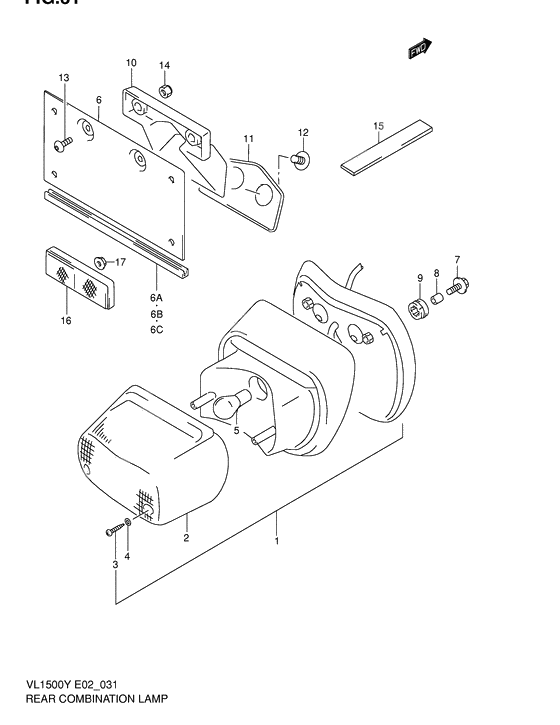 Rear combination lamp