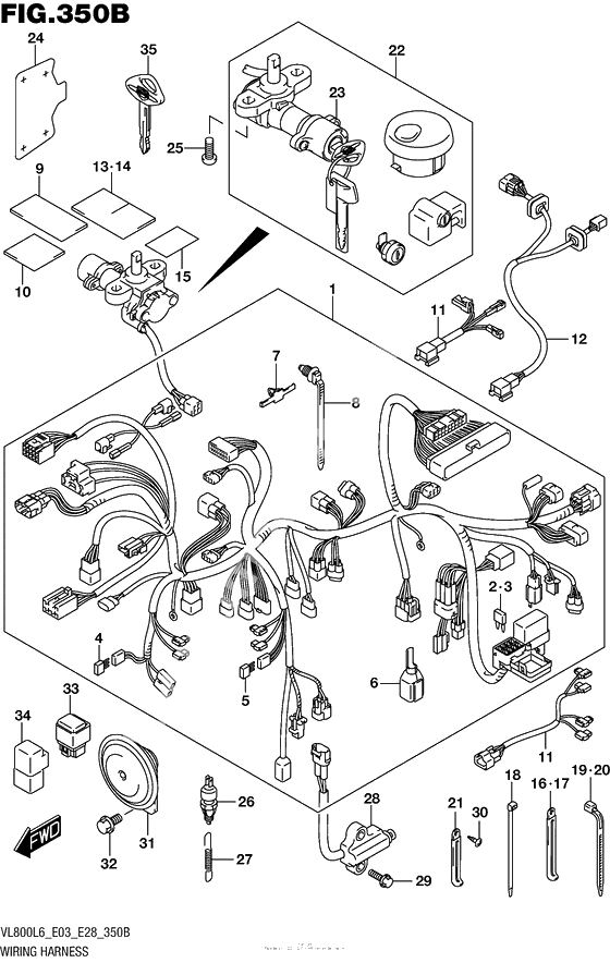 Wiring Harness (Vl800L6 E28)