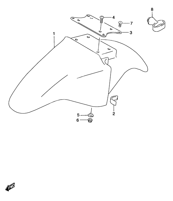 Front fender              

                  Model k3