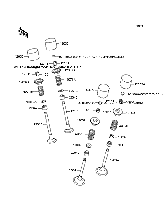 Rocker arms/valves