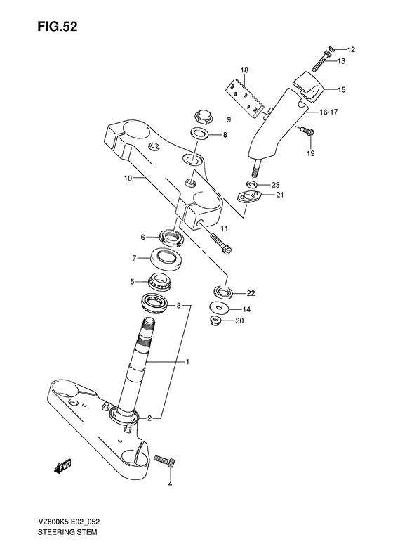 Steering stem