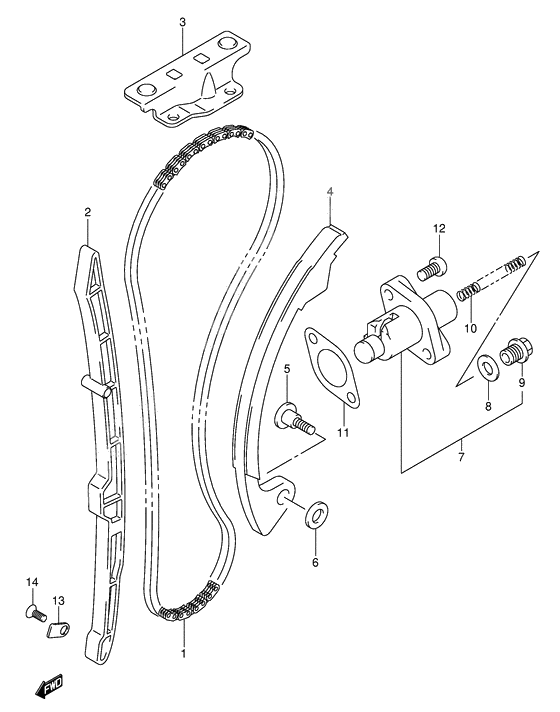 Cam chain              

                  Model k3/k4