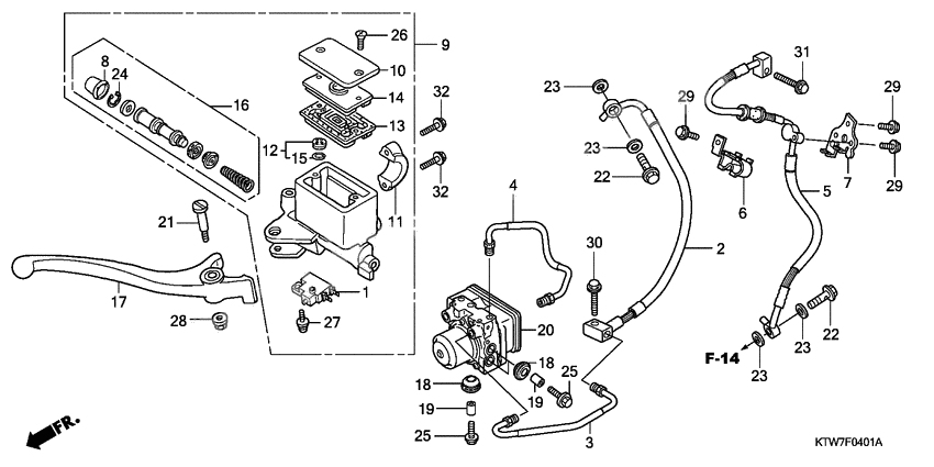 Fr. brake master cylinder              

                  SH300A/AR