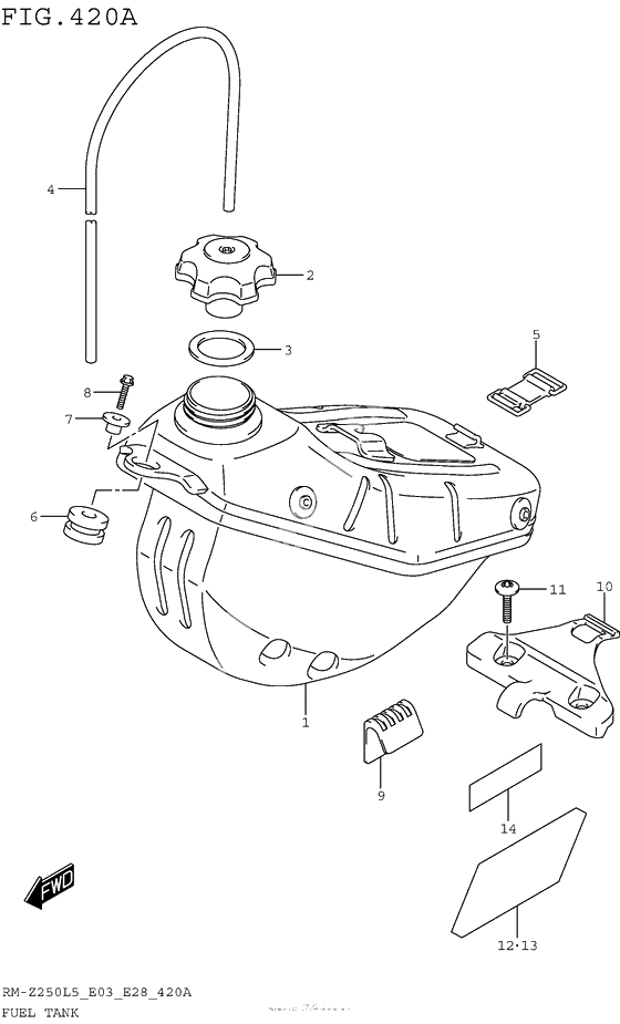 Fuel tank t o/i