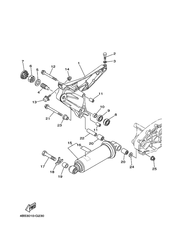Rear arm, suspension