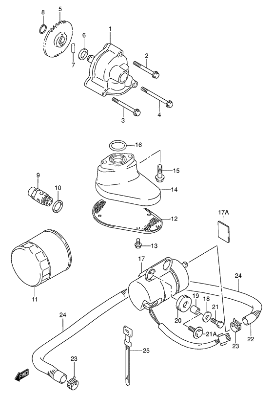 Oil pump/fuel pump