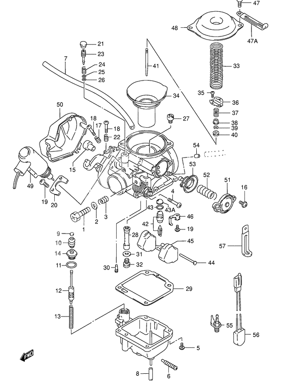Carburetor assy