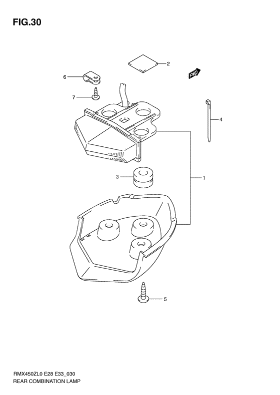 Rear combination lamp              

                  E33