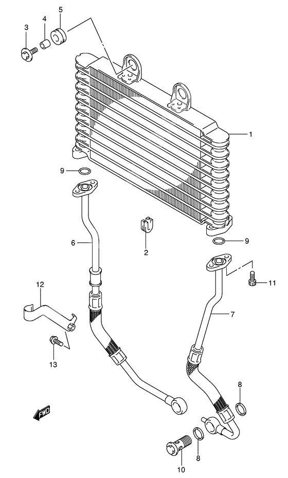 Oil cooler