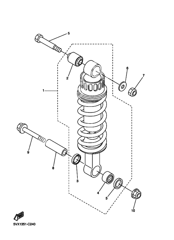 Rear suspension