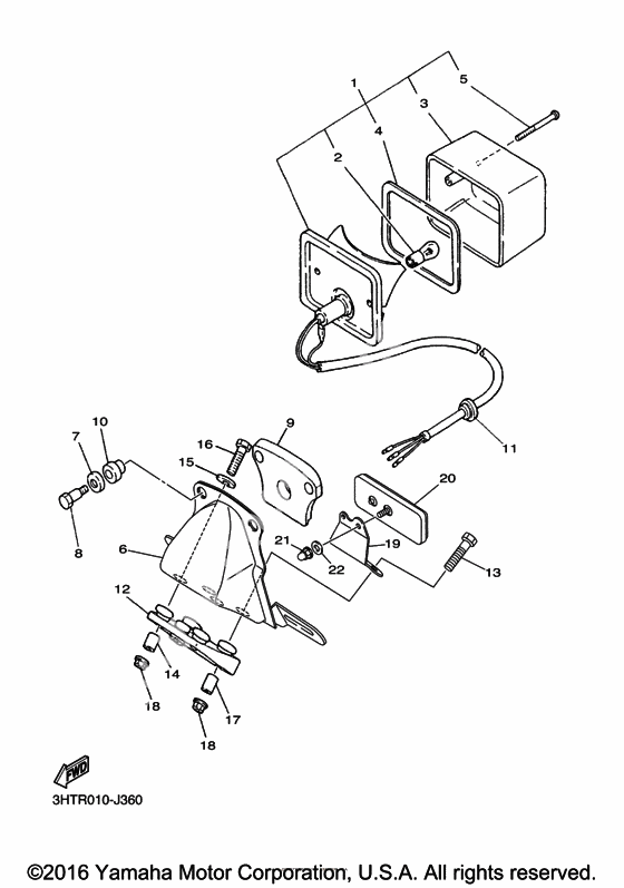 Задний фонарь (Стоп-сигнал)