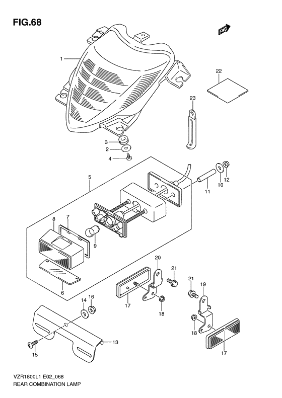 Rear combination lamp              

                  Vzr1800l1 e24
