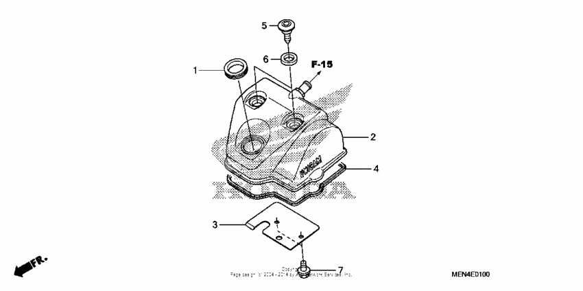 Cylinder head cover