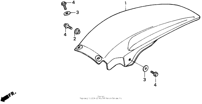 Rear fender 90