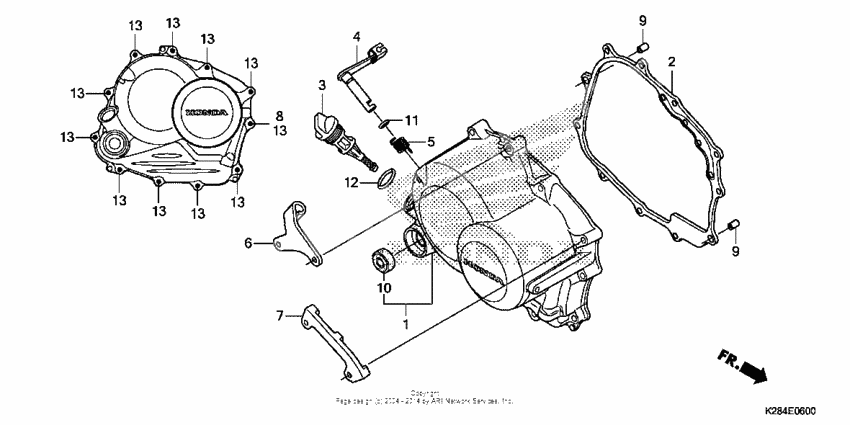 Right crankcase cover