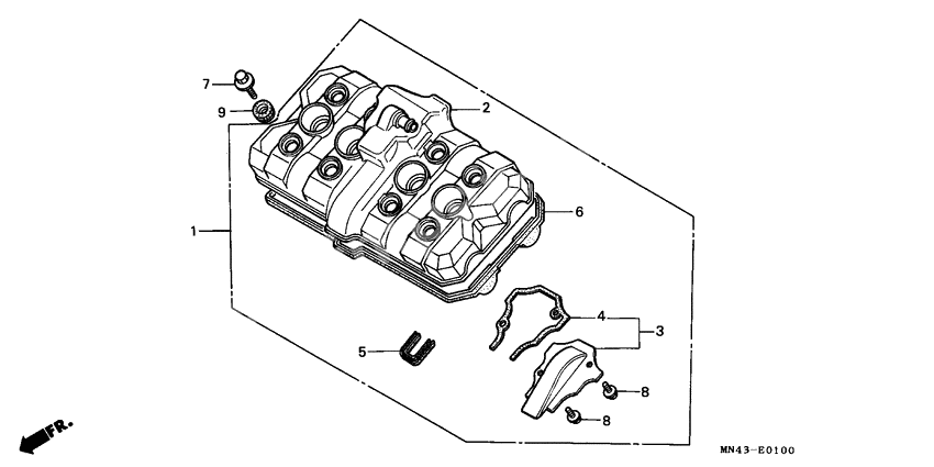 Cylinder head cover