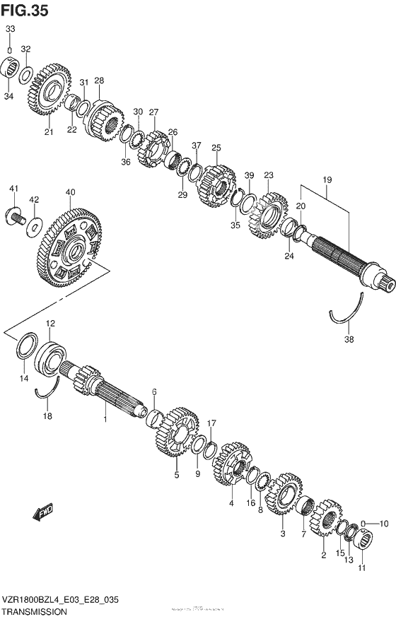 Transmission (Vzr1800Bzl4 E33)