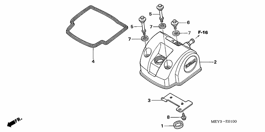 Cylinder head cover