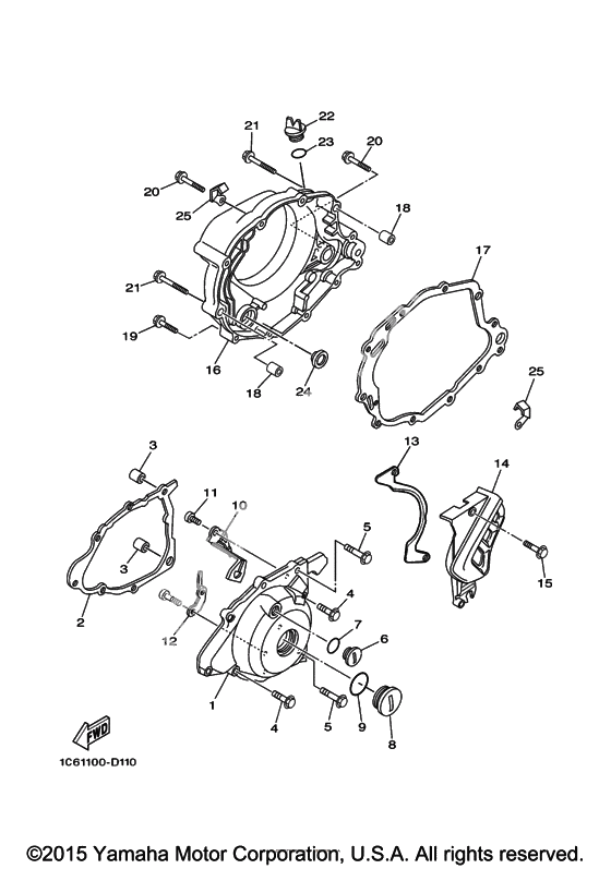Крышки картера 1