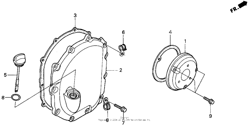 Right crankcase cover