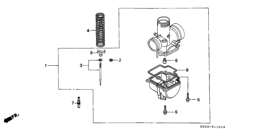 Carburetor optional parts kit