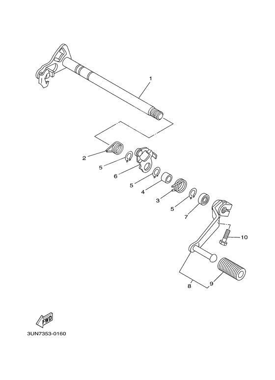 Shift shaft