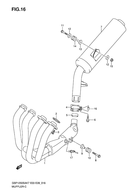 Muffler comp