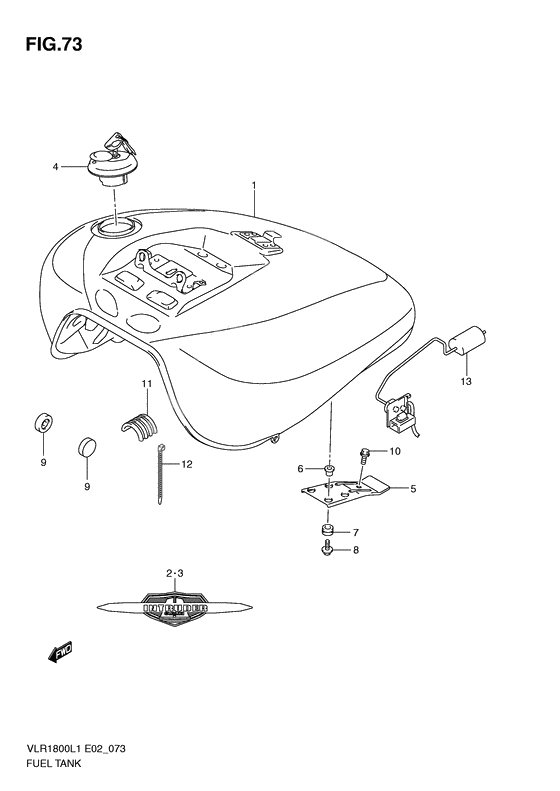 Tank fuel              

                  Vlr1800l1 e19