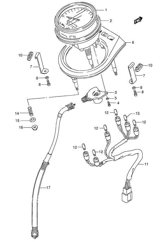 Speedometer              

                  Model k5/k6/k7/k8 e28