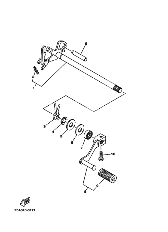 Вал переключения