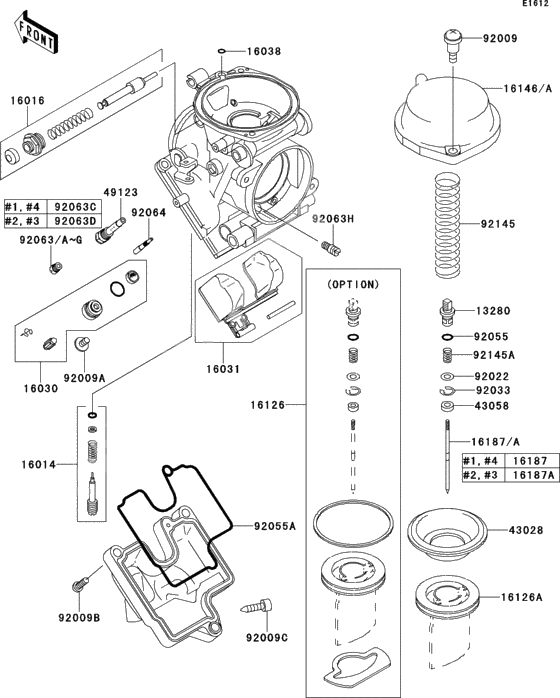 Carburetor parts(1/2)