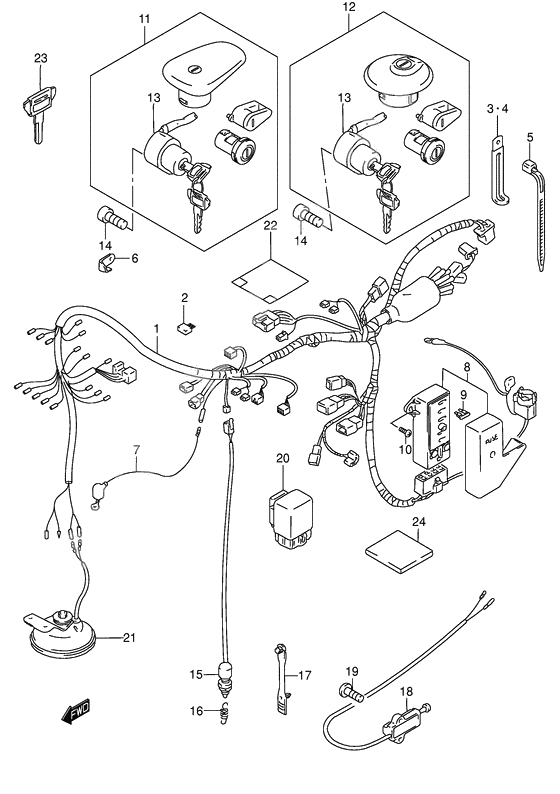 Wiring harness              

                  Model k4