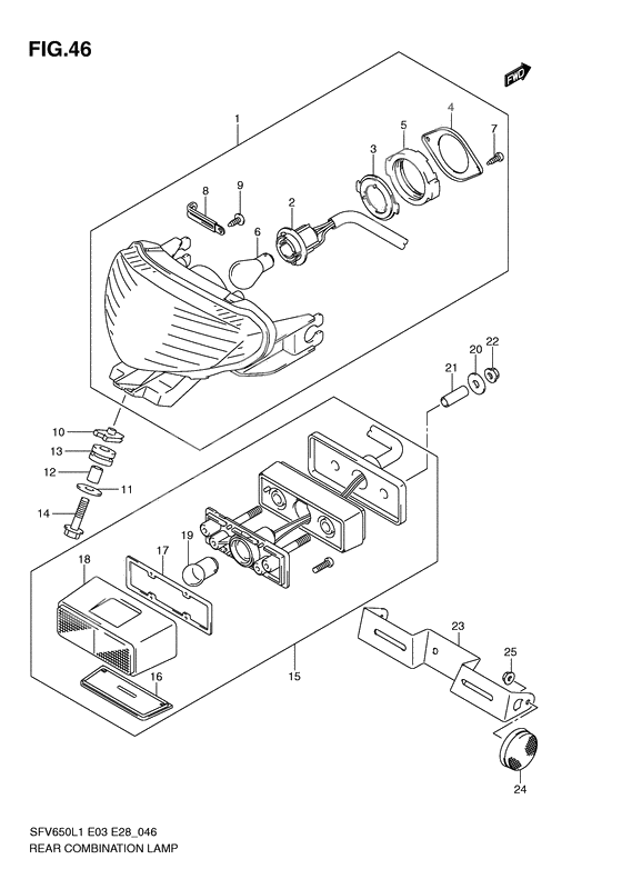 Rear combination lamp