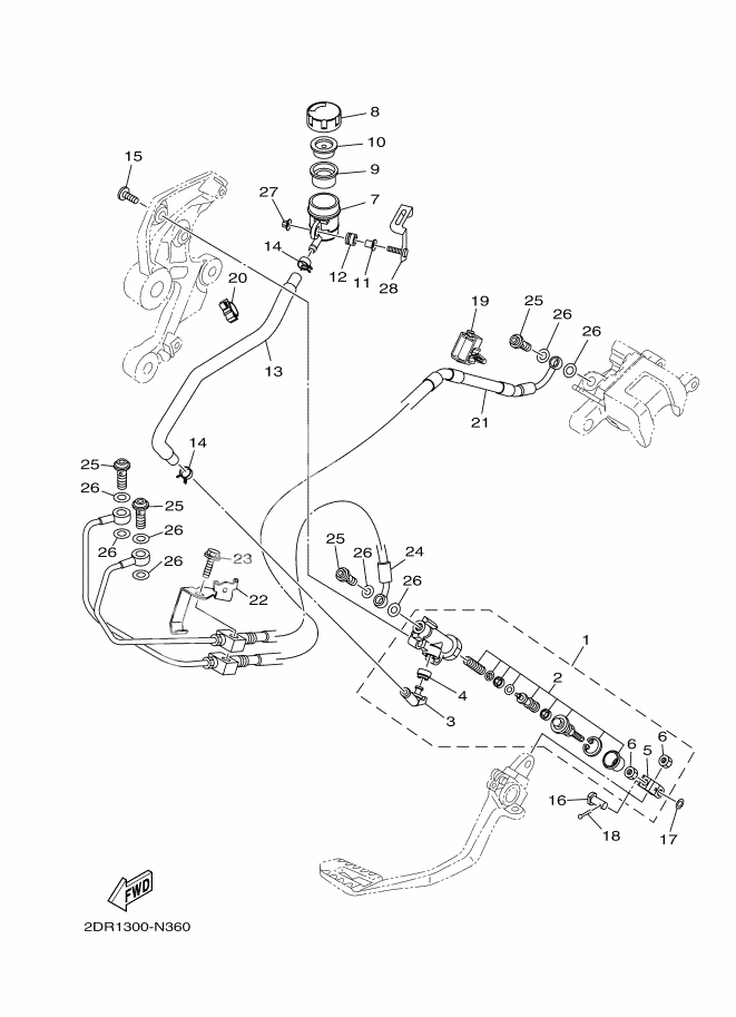 REAR MASTER CYLINDER