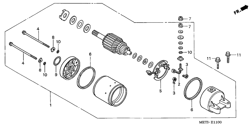 Starting motor