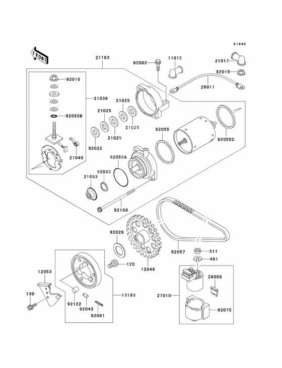 Starter motor