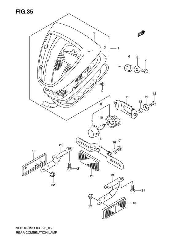 Rear combination lamp