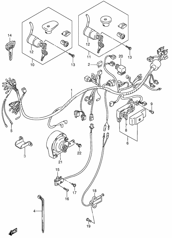 Wiring harness              

                  Vs1400glpk4