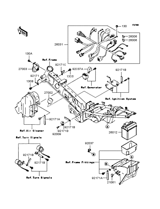 Chassis electrical equipment